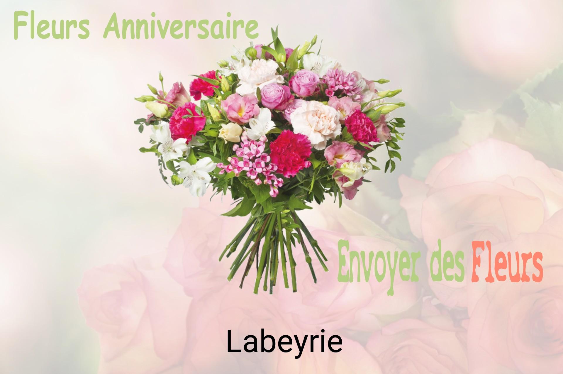 Bouquet de fleurs d’anniversaire livré à Labeyrie